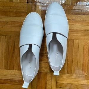 Vince Leather Slip-On Tennis Shoes